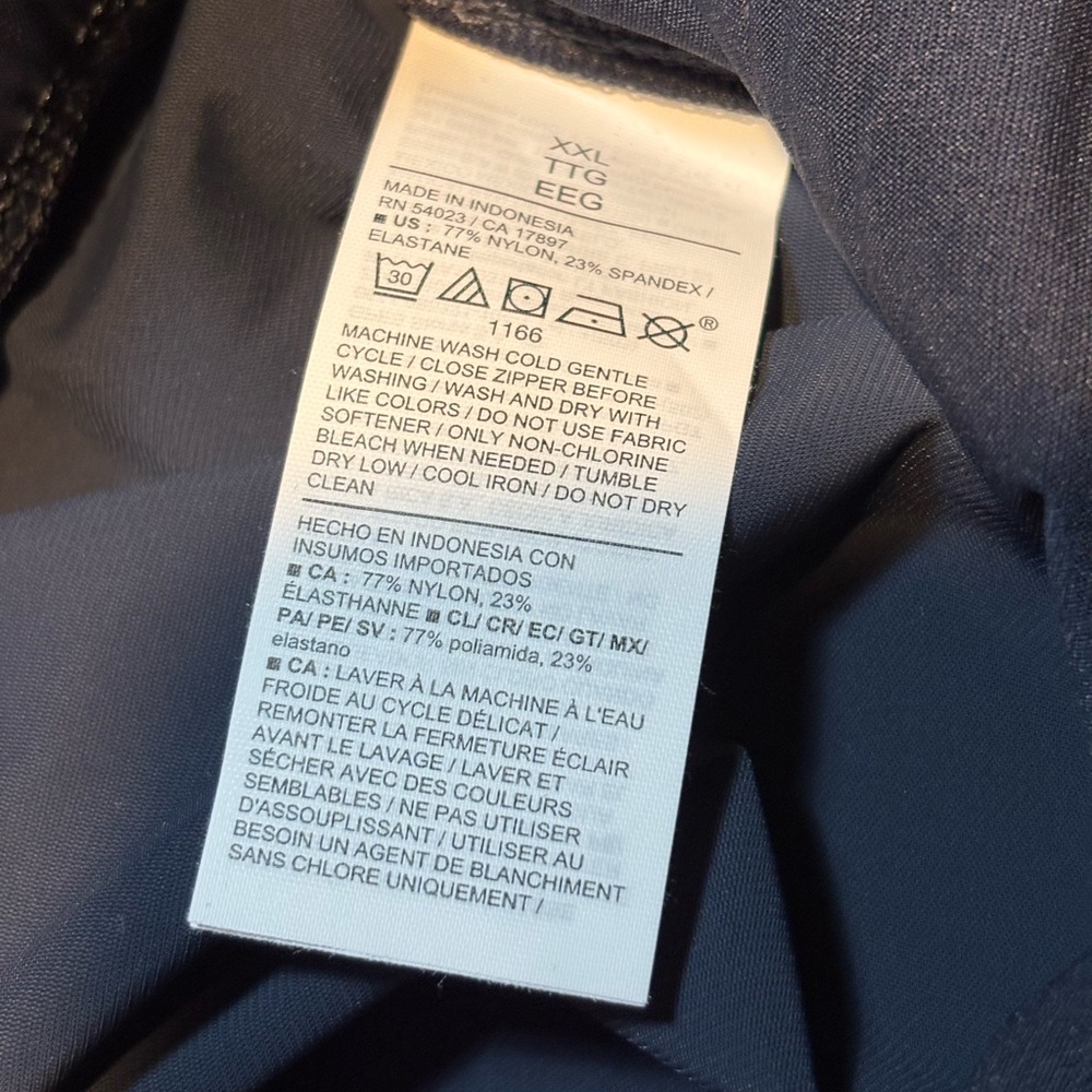 Old Navy High-Waisted SleekTech Cargo Joggers xxl 2x blue women’s - Picture 7 of 13